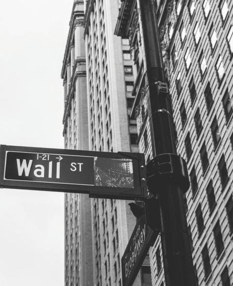 Wall Street street sign