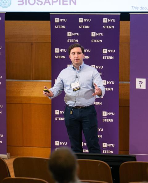 Joe Borrello presenting at the NYU Stern Digital Innovation Conference 