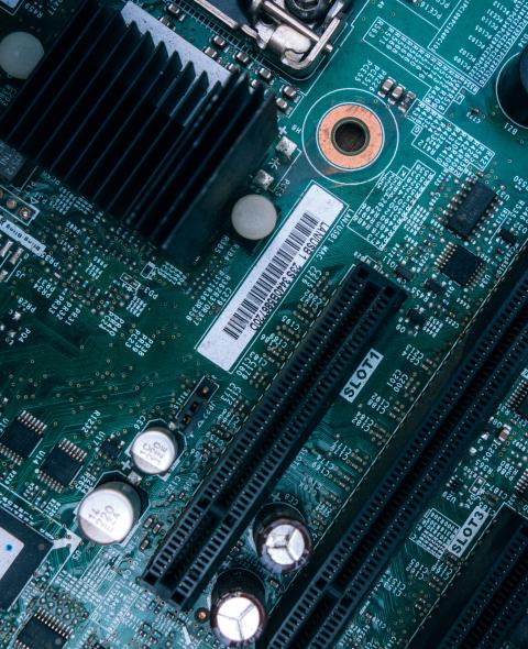 A printed circuit board (PCB)