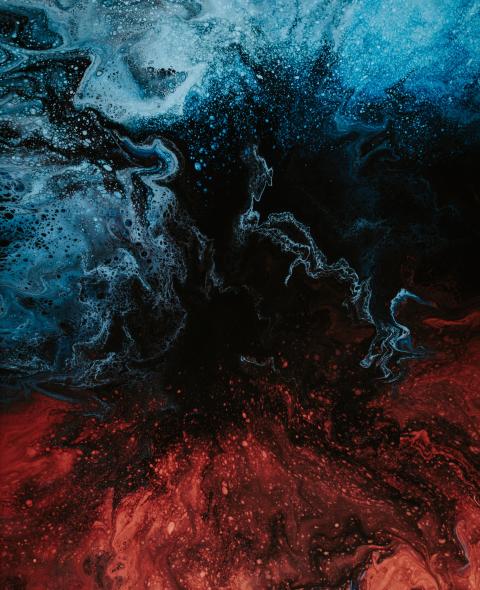 red and blue wallpaper