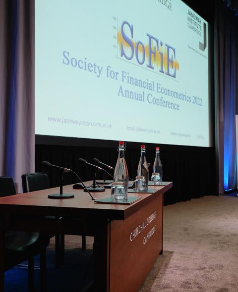 Image of SoFiE conference signs