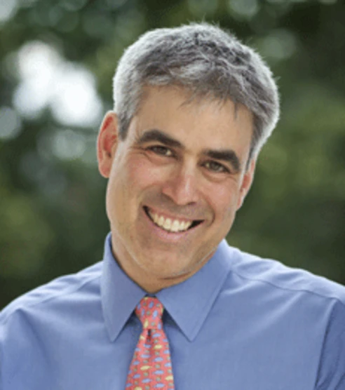 professor jonathan haidt in a blue collared shirt