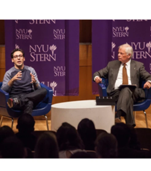 Neil Blumenthal and Professor Charlie Murphy