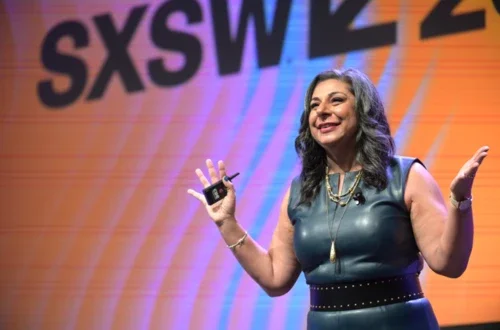 Dolly Chugh speaking at South By Southwest 2023