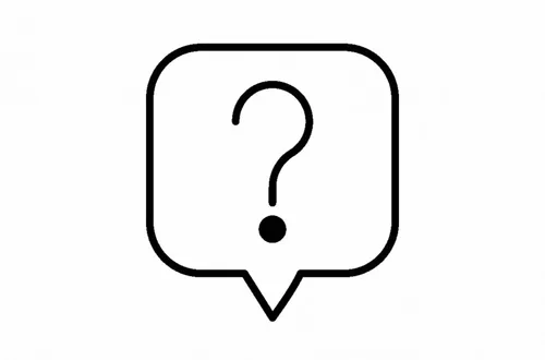 Question mark bubble