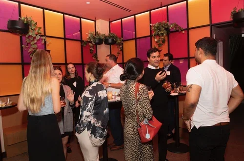 Stern alumni gather for an Estée Lauder Corporate Ambassadors event