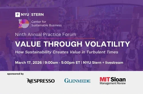 NYU Stern Ninth Annual Practice Forum event graphic