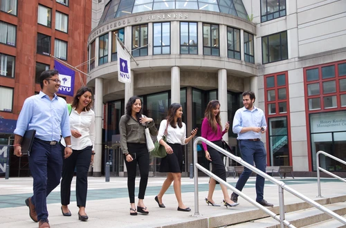 group of people walking together