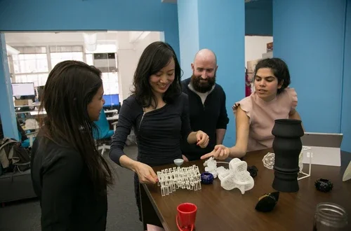 students working on something cutting edge