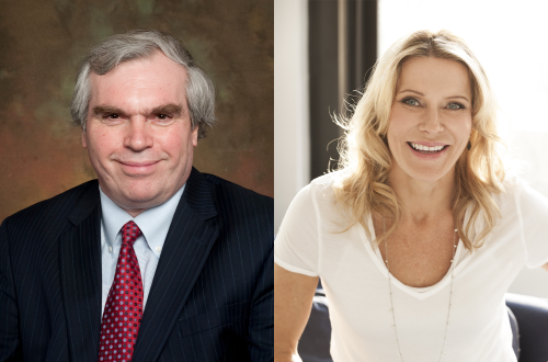 Headshots of Nicholas Economides and Melissa Schilling