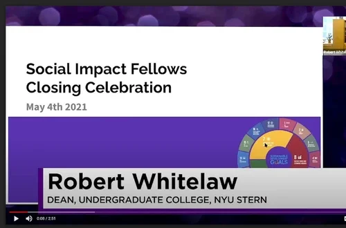 social impact fellows highlight reel 