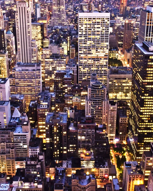 dense lights 