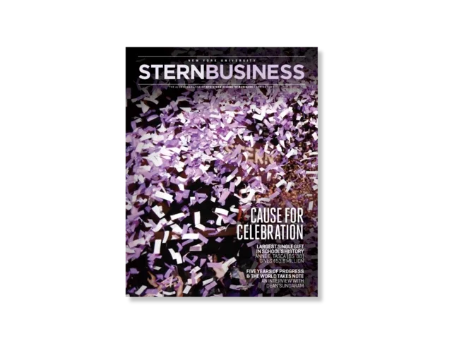 The cover of the Spring 2023 Stern Business Magazine