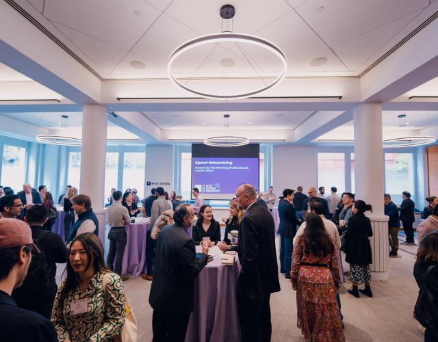 Alumni participate in speed networking at Reunion 2024