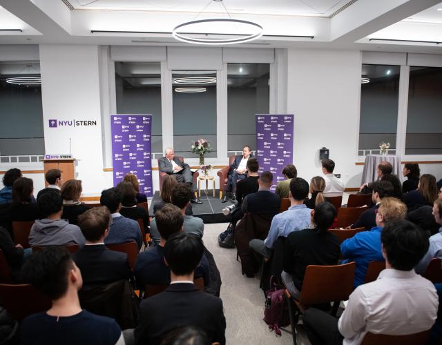 John Paulson speaks at NYU Stern