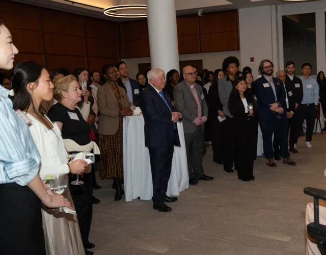 Students and donors gather in Gardner Commons for the 2026 Scholarship Reception