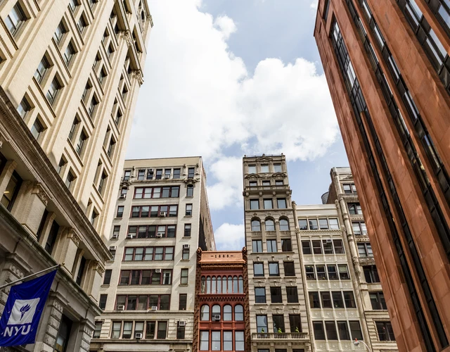 View of buildings