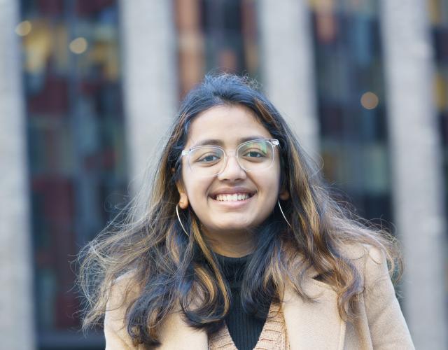 Priyal outside Tisch