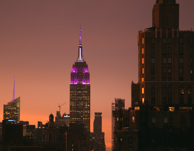 Empire State at sunrise