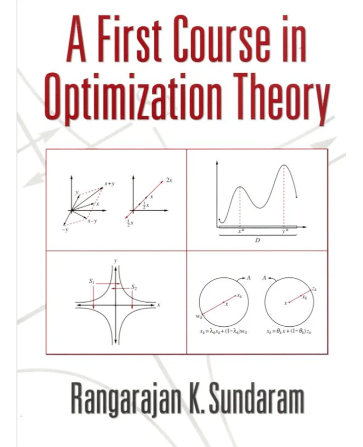A First Course in Optimization Theory 
