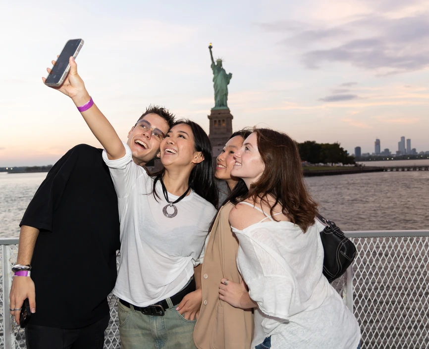 Selfie with Lady Liberty!