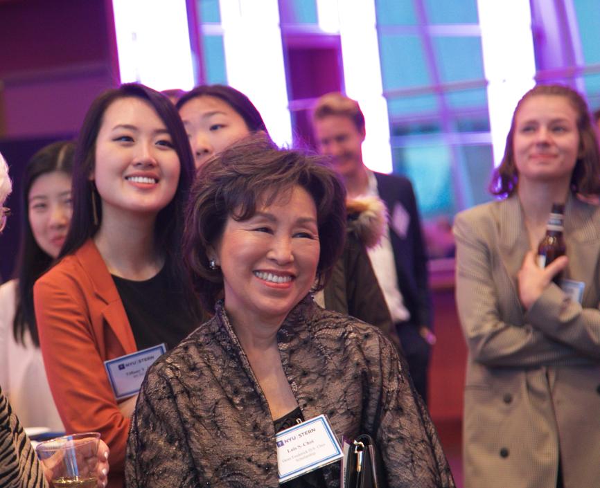 Students and Donors together at the Scholarship Reception