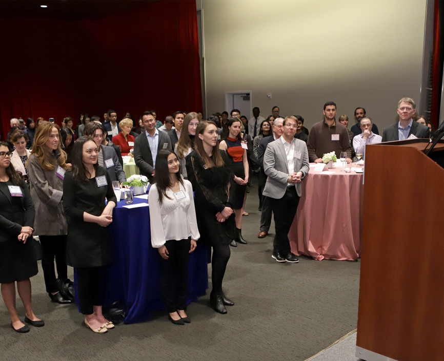 2020 Scholarship Reception Speaker Student speaker at Scholarship Reception