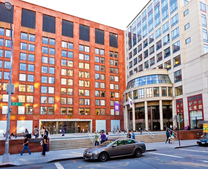Picture of Stern School of Business during the day 