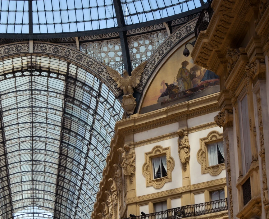 An architectural feature in Milan
