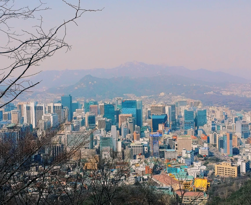 The Seoul skyline