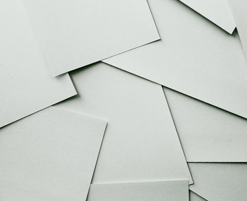 Pile of blank pages