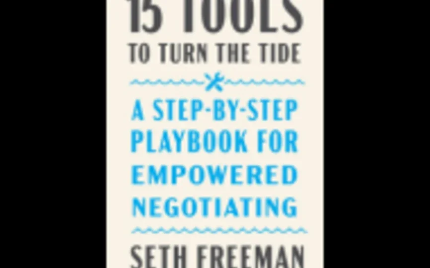 The cover of Seth Freeman's new book, 15 Tools to Turn the Tide.