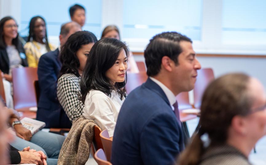 Alumnae gather at a Stern event