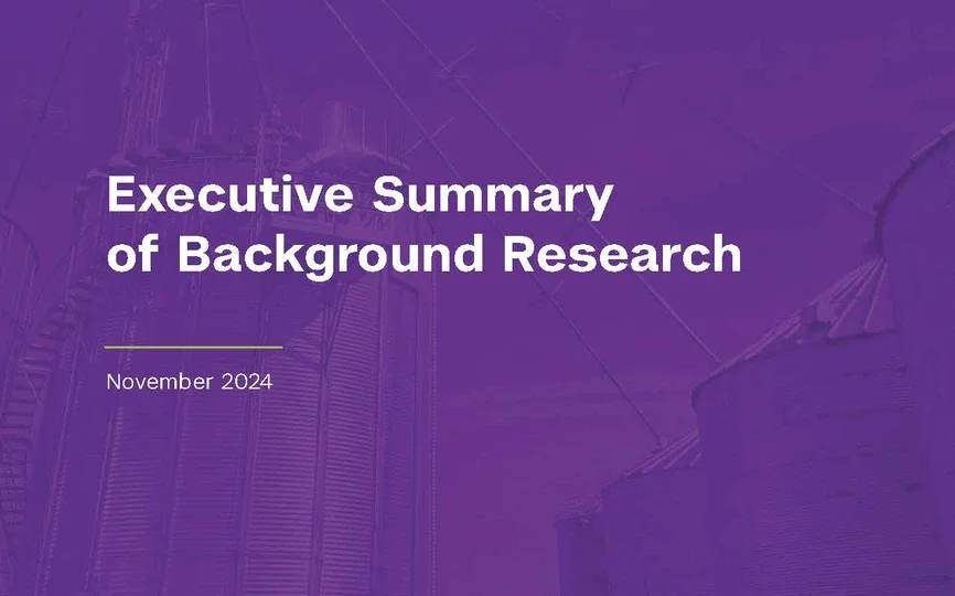 Executive Summary of Background Research