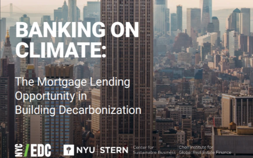 Banking on Climate title page