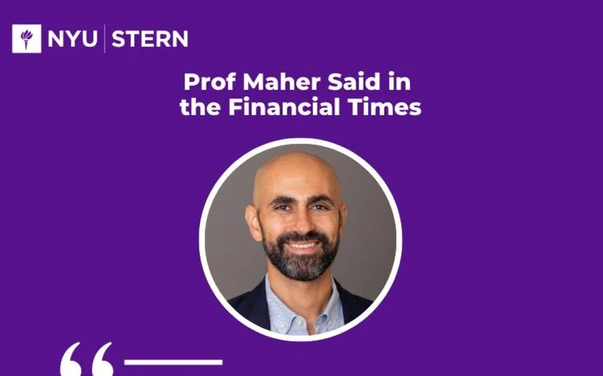 Photo of Prof Maher in the FT