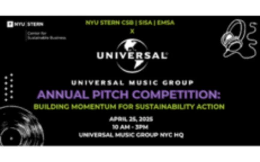 Flyer for pitch competition
