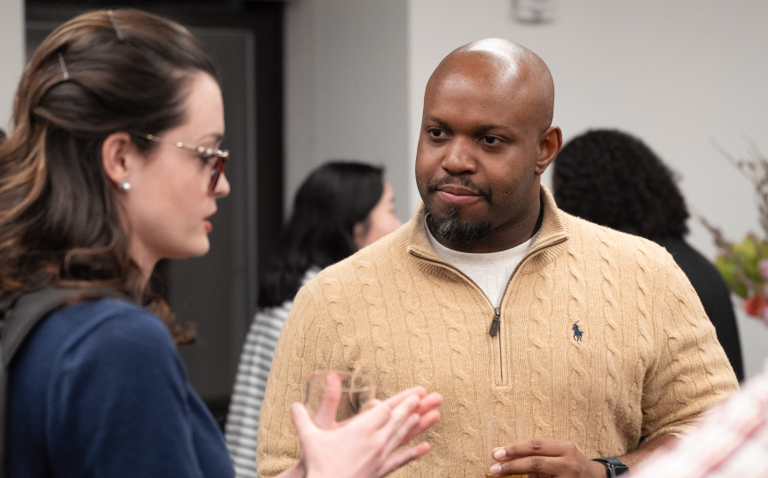 Alumni gather at a Stern Women's Forum event