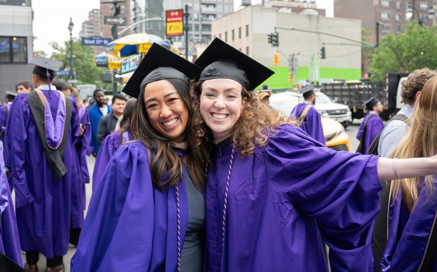 Students at the 2024 Convocation Ceremony at Madison Square Garden
