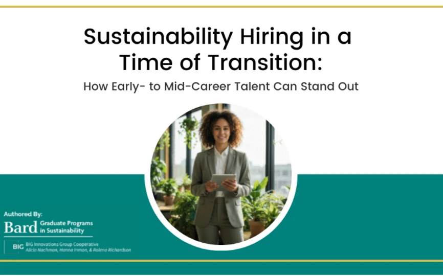 Sustainability Hiring Is Changing