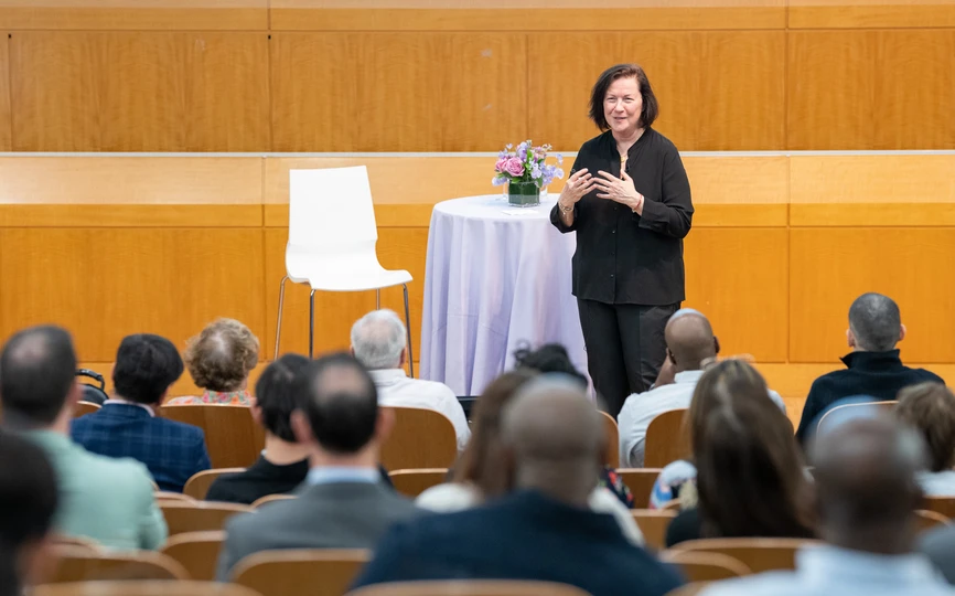 Professor Anat Lechner at her workshop, "AI as a Business Driver"