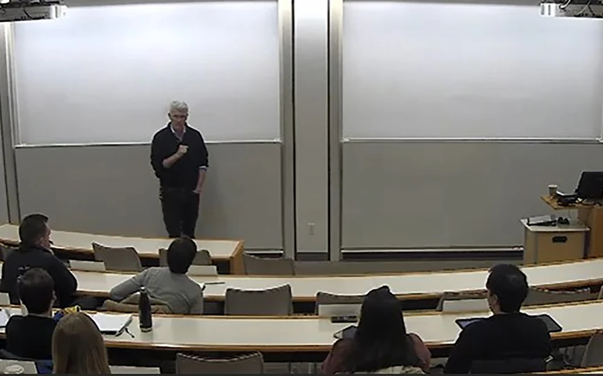 A screenshot of a past alumni audit course