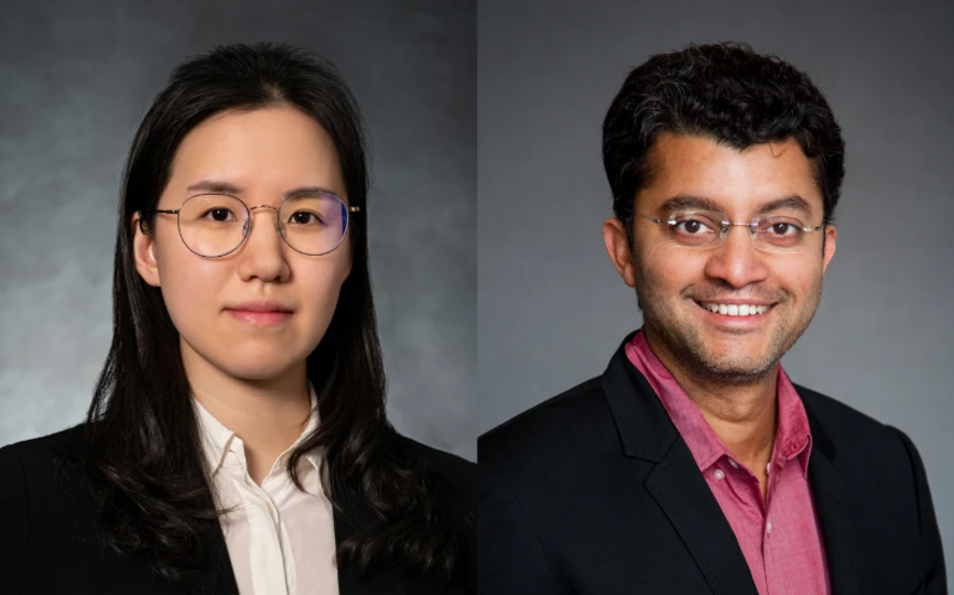 Professors Runshan Fu and Anindya Ghose headshots