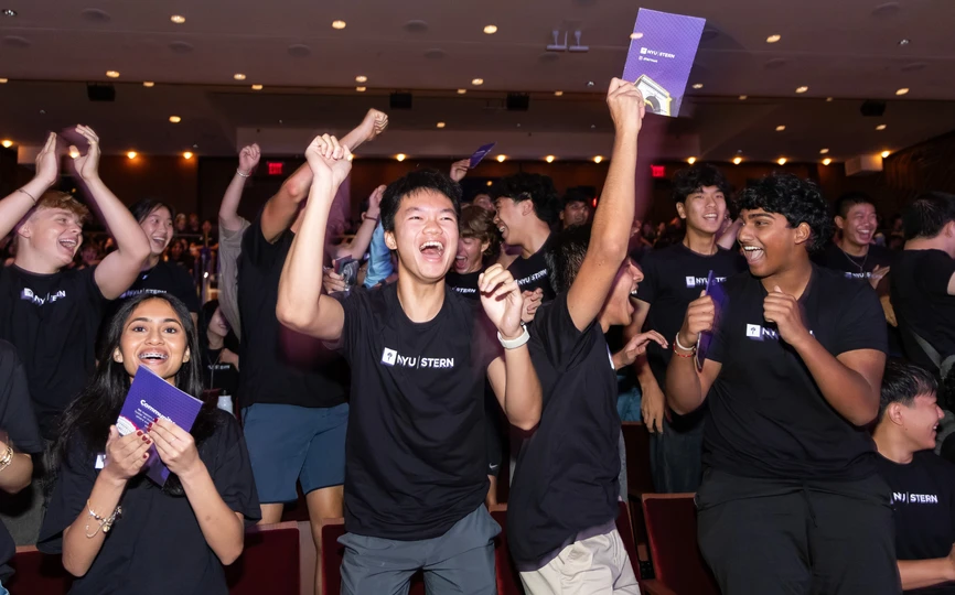 UC students excited during orientation during the fall 2026.