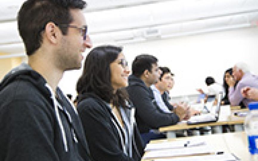 Students in a classroom