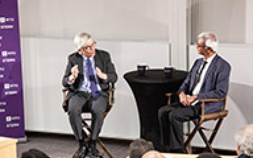 Nobel Laureate, Professor Paul Romer in conversation with Dean Raghu Sundaram