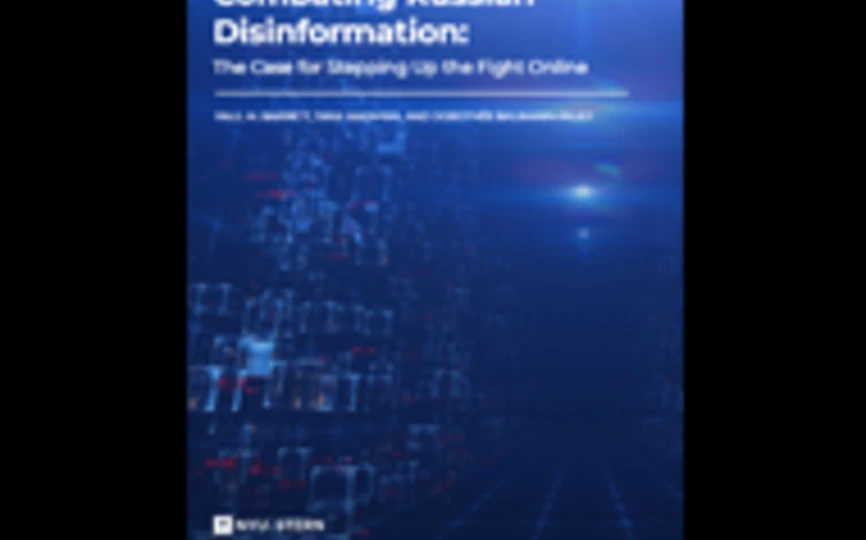 Cover of Combating Russian Disinformation: The Case for Stepping Up the Fight Online