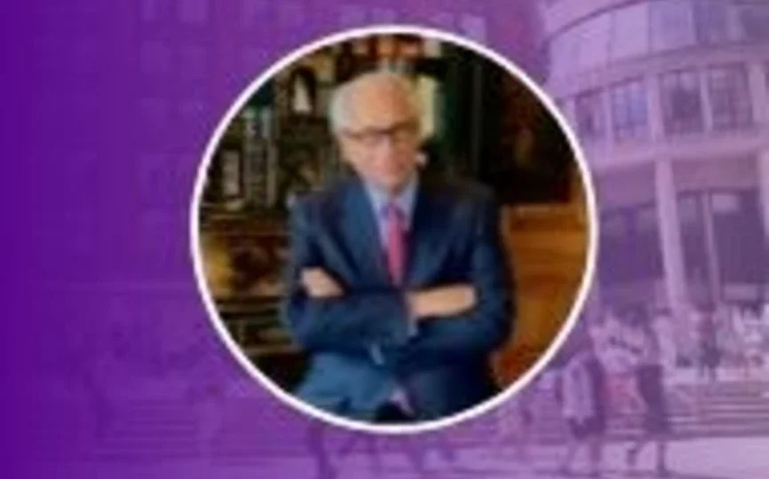 Graphic of Leonard Stern headshot 