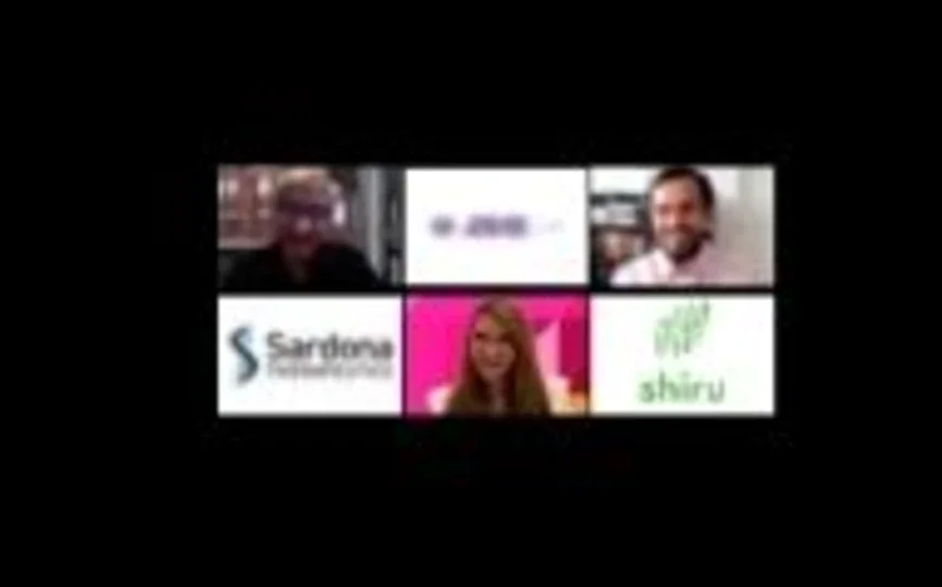 Raghu Sundaram, Endless Frontier Labs logo, Deepak Hegde, Sardona Therapeutics logo, Elizabeth Elting, Shiru logo