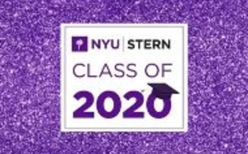 Purple graphic with "#Stern2020"